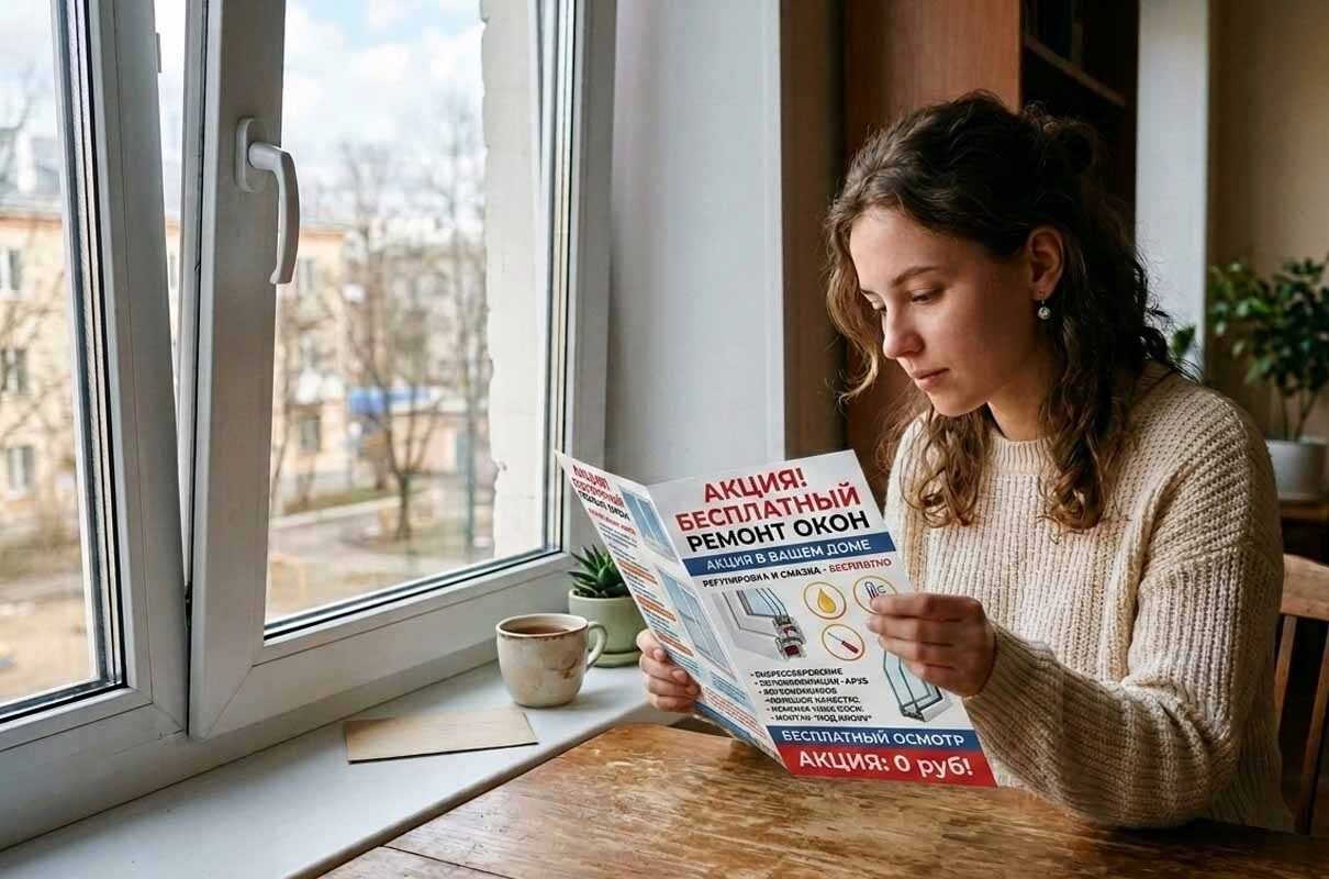 Бесплатная профилактика окон