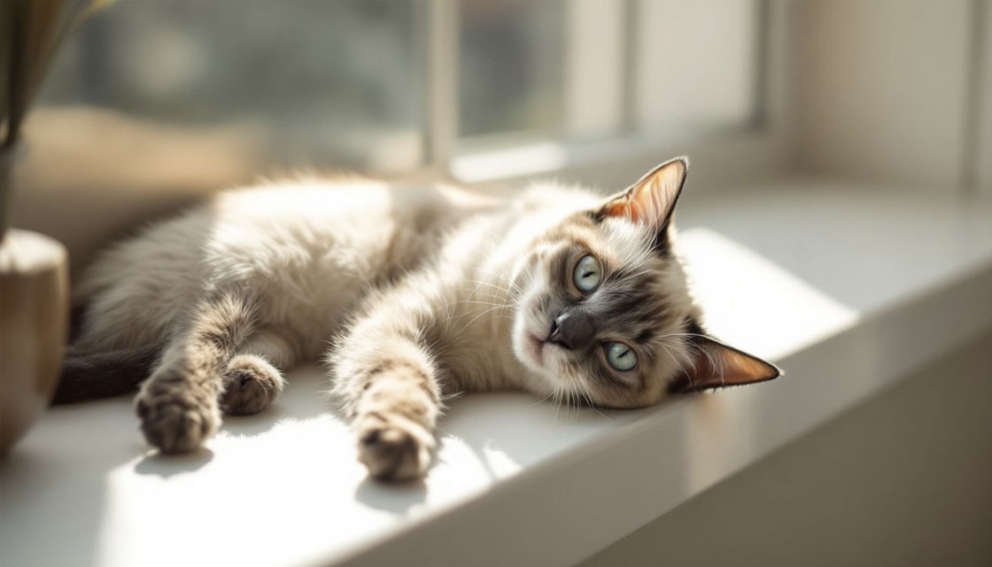 Кот на окне