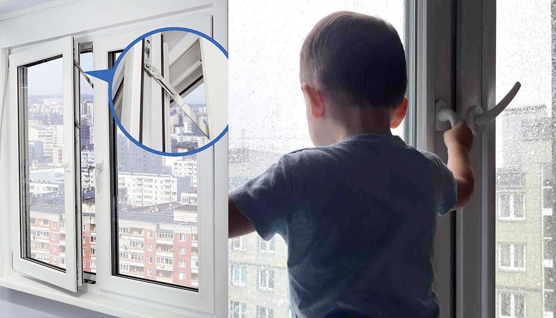 Детский ограничитель на окно