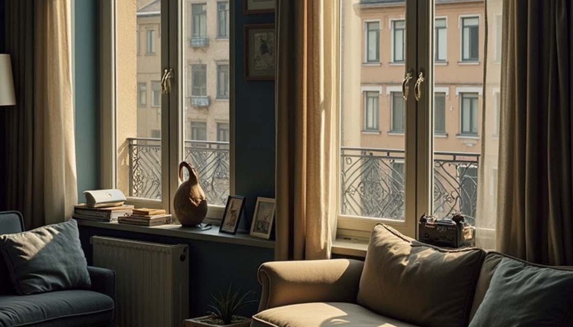 Окно в старом фонде