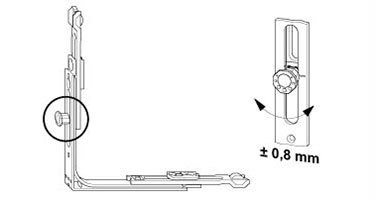 Регулировка фурнитуры Winkhaus